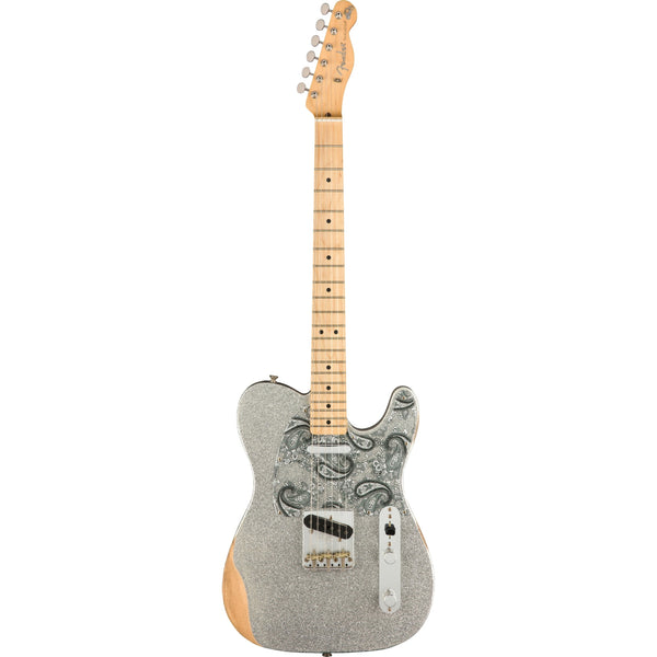 Fender Artist Brad Paisley Road Worn Telecaster, Silver Sparkle