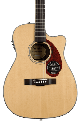 Fender CC-140SCE Concert Acoutic Guitar, Natural