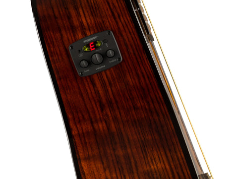Thiết bị điện tử Fishman được tích hợp để khuếch đại âm thanh trên Fender CD-140SCE All Mahogany