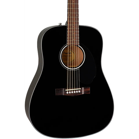 Fender CD-60S Dreadnought Acoustic Guitar, Black