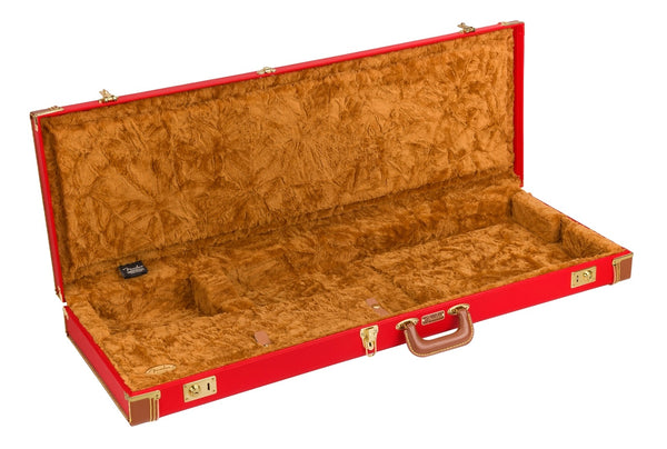 Fender Classic Series Wood Case - Strat-Tele, Fiesta Red