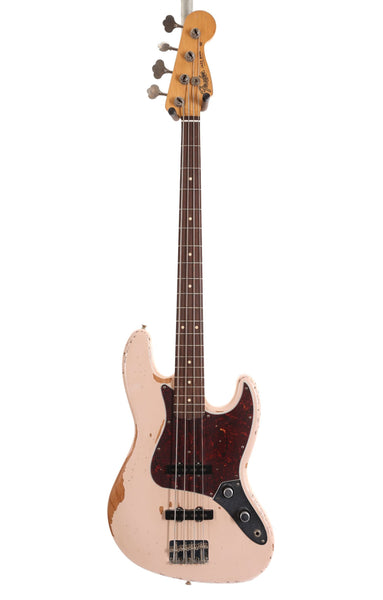 Fender Flea Jazz Bass Guitar, Shell Pink