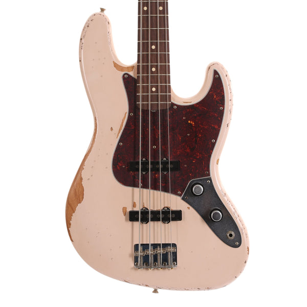 Fender Flea Jazz Bass Guitar, Shell Pink