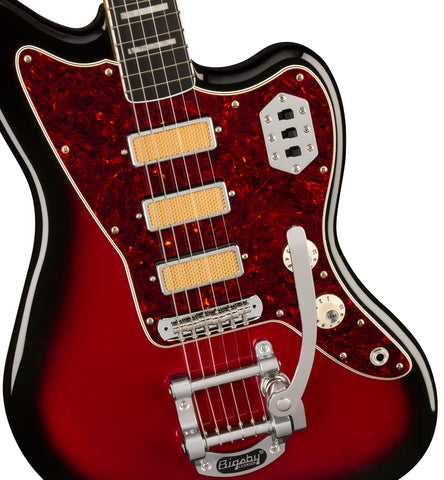 Fender Gold Foil Jazzmaster EB, Candy Apple Burst