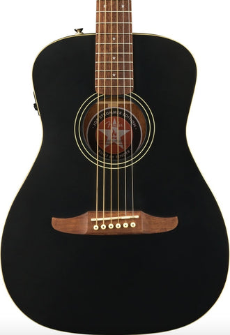 Fender Joe Strummer Campfire Acoustic Guitar, Black
