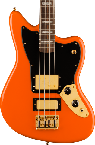 Fender Limited Edition Mike Kerr Jaguar Bass RW, Tiger Blood Orange