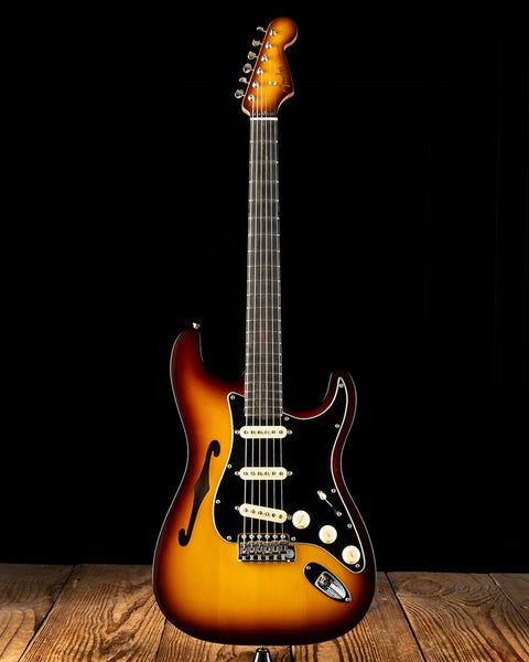 Fender Limited Edition Suona Stratocaster Thinline, Violin Burst