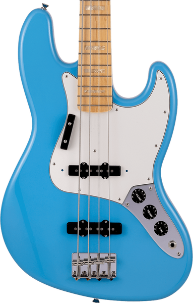 Fender Made in Japan Limited International Color Jazz Bass MN, Maui Blue