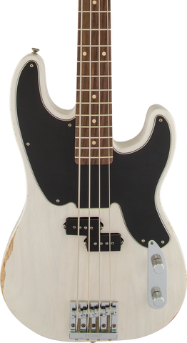 Fender Mike Dirnt Road Worn Precision Bass RW, White Blonde