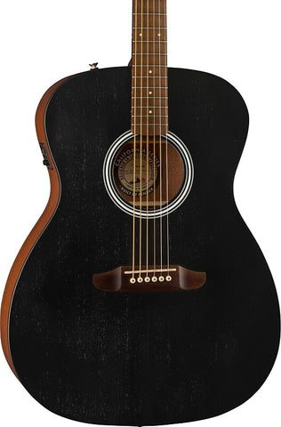 Fender Monterey Standard Acoustic Guitar, Black Top