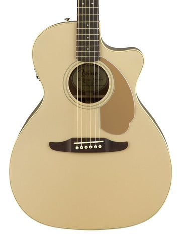 Fender Newporter Player Acoustic Guitar, Champagne