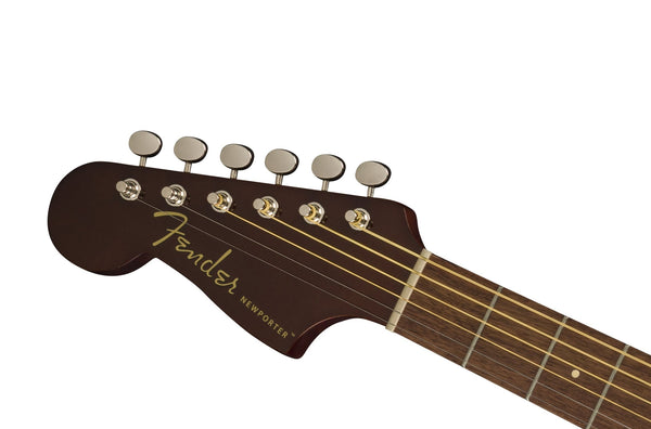 Fender Newporter Player Left-Handed Acoustic Guitar, Walnut Fingerboard