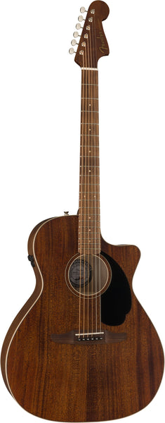 Fender Newporter Special Mahogany Acoustic Guitar, Natural