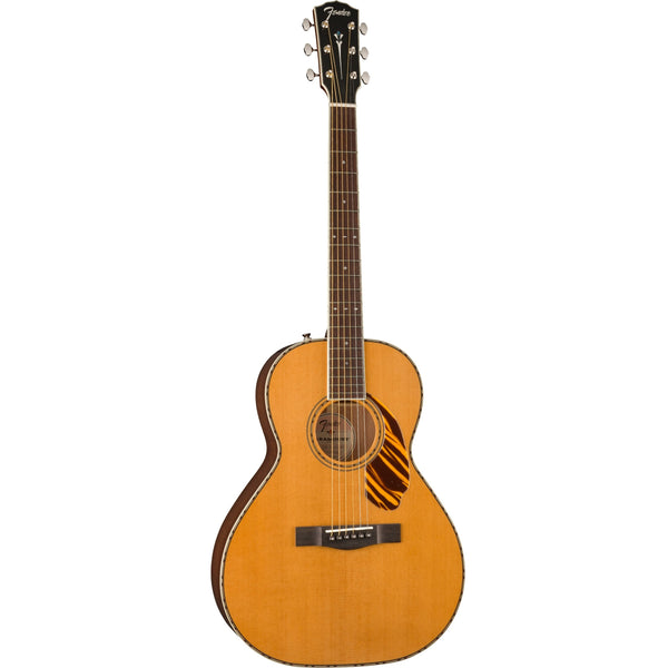 Fender PS-220E Parlor Acoustic Guitar, Natural