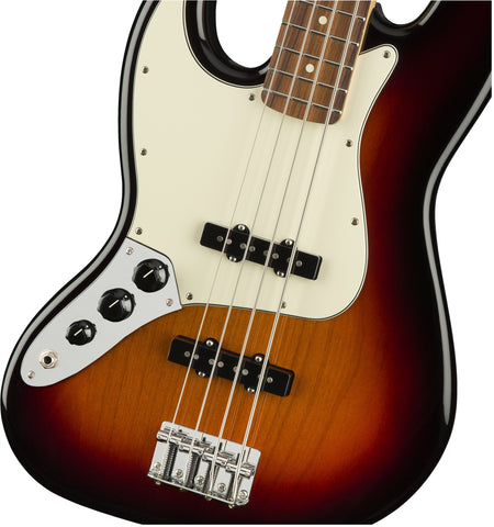 Fender Player Jazz Bass Left-Handed PF, 3-Color Sunburst