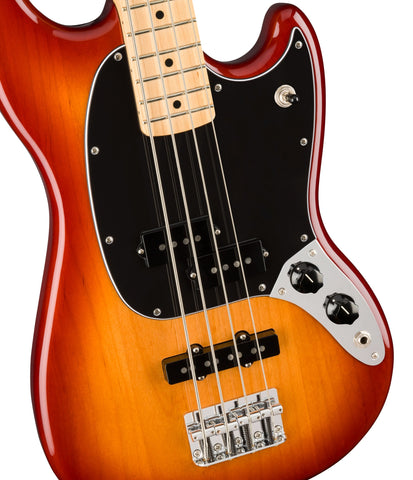 Fender Player Mustang Bass PJ MN, Sienna Sunburst