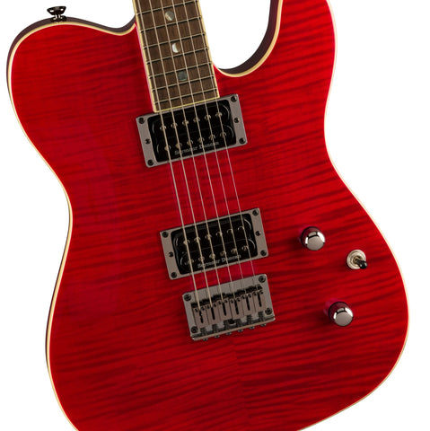 Fender Special Edition Custom Telecaster FMT HH, Crimson Red Transparent