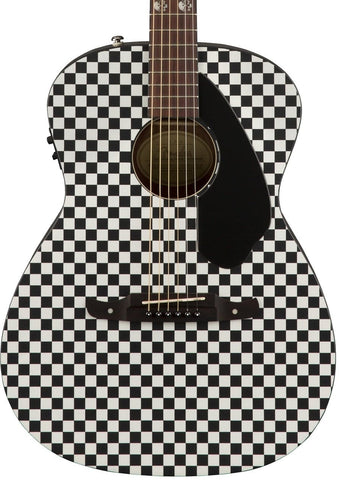 Fender Tim Armstrong Hellcat Checkerboard Acoustic Guitar