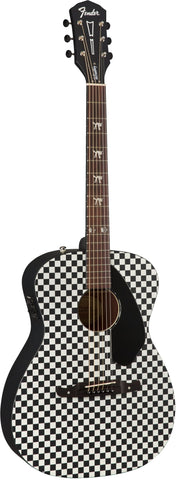 Fender Tim Armstrong Hellcat Checkerboard Acoustic Guitar