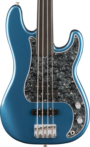 Fender Tony Franklin Fretless Precision Bass EB, Lake Placid Blue