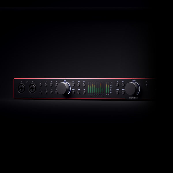 Focusrite Scarlett 18i20 Gen 4th preamp