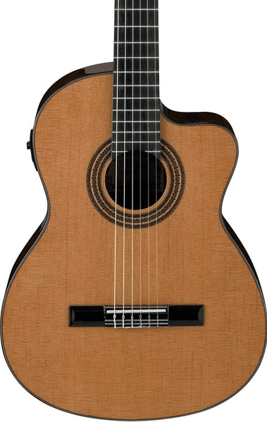 Đàn Guitar Classic Ibanez GA6CE màu Amber High Gloss