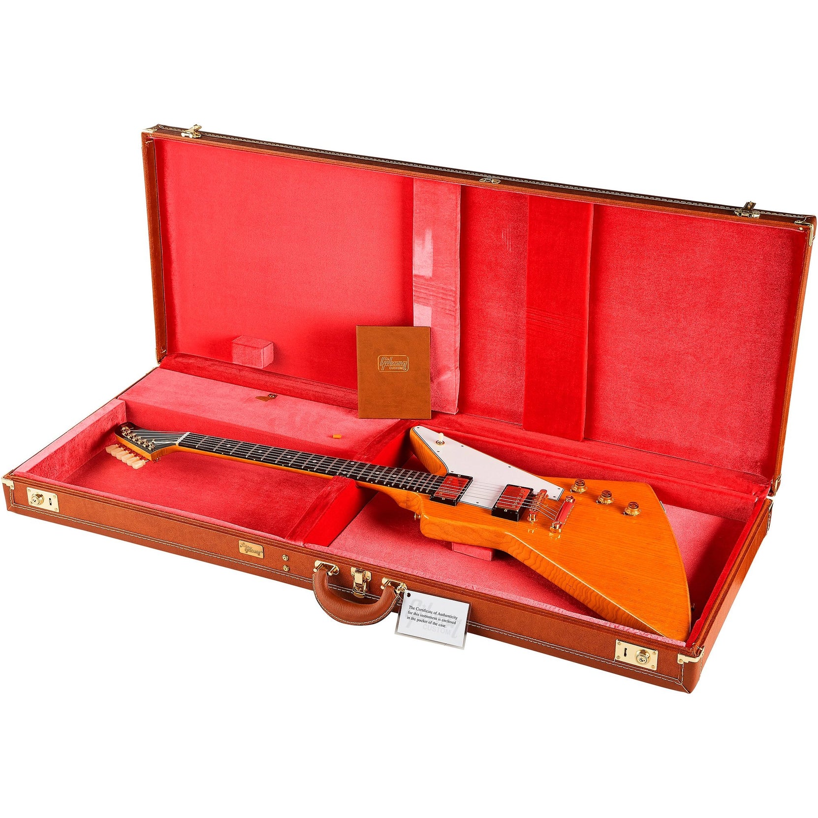 Đàn Guitar Điện Gibson Historic Collection Custom 1958 Korina Explorer Reissue VOS