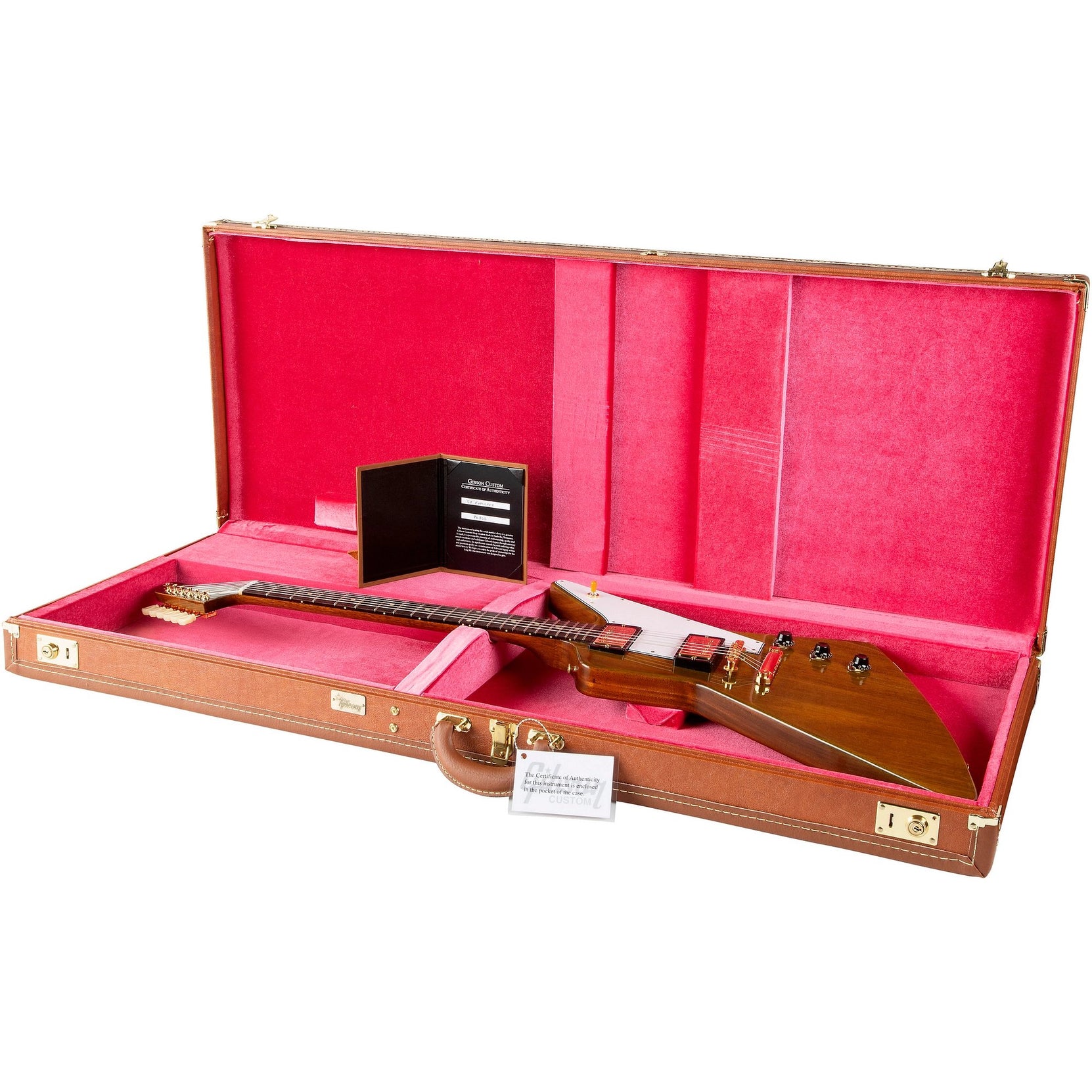Đàn Guitar Điện Gibson Historic Collection Custom 1958 Mahogany Explorer Reissue VOS - Antique Natural