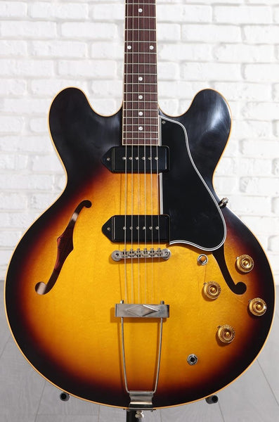 Đàn Guitar Điện Gibson Historic Collection Custom 1959 ES-330 Reissue VOS Hollowbody - Vintage Burst