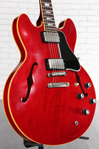 Đàn Guitar Điện Gibson Custom Murphy Lab 1964 ES-335 Reissue Ultra Light Aged Semi-Hollow - 60s Cherry