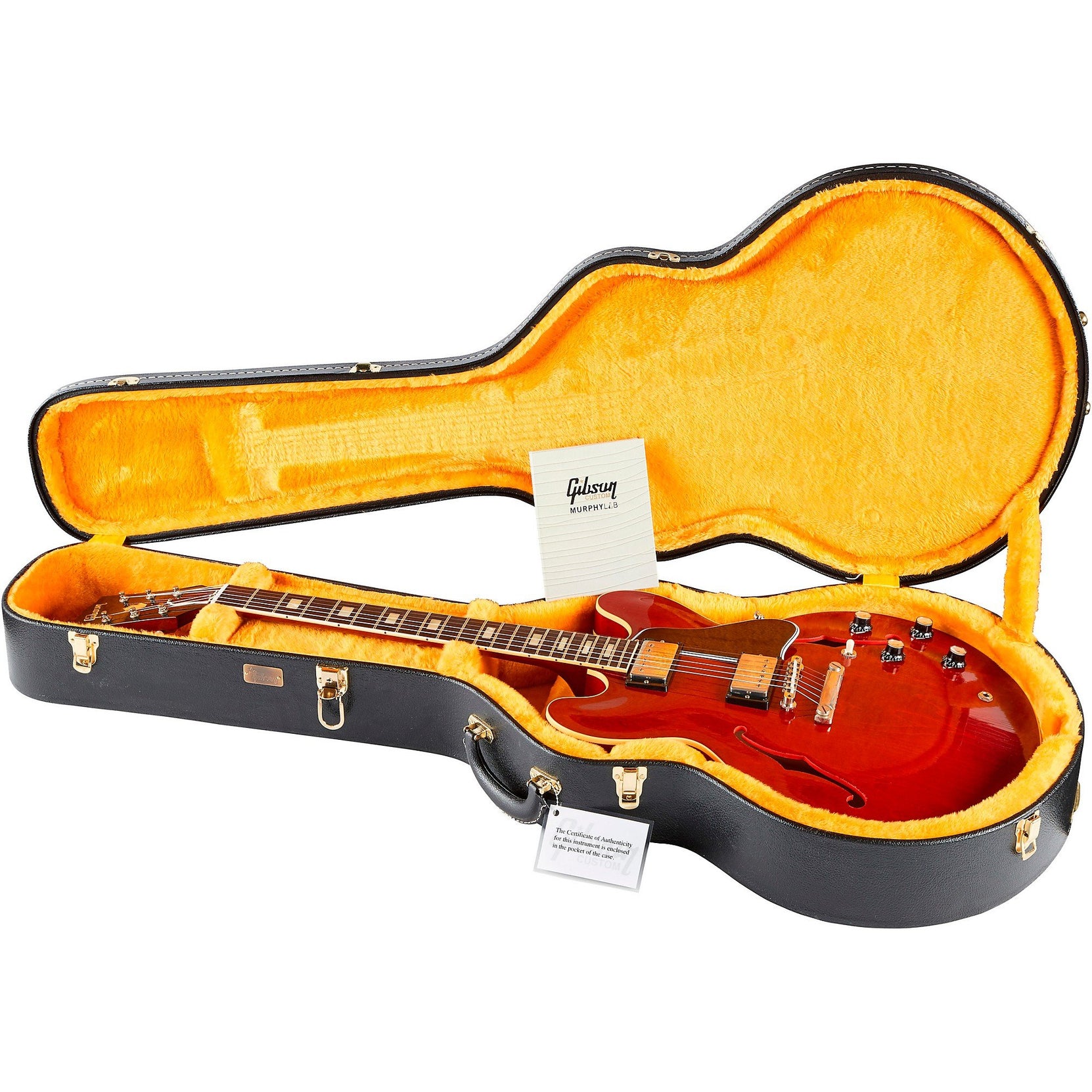 Đàn Guitar Điện Gibson Custom Murphy Lab 1964 ES-335 Reissue Ultra Light Aged Semi-Hollowbody - 60s Cherry-Mai Nguyên Music