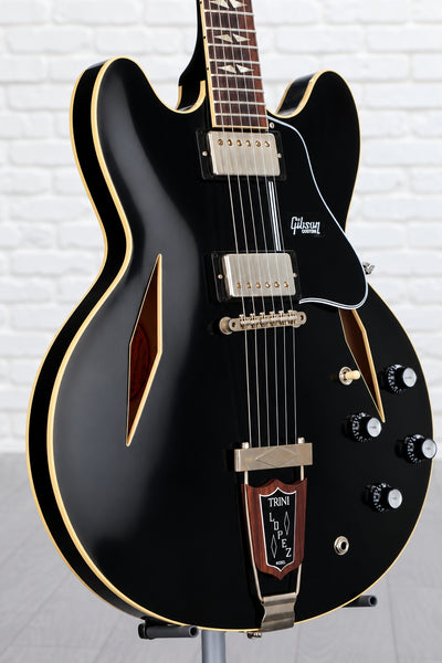 Đàn Guitar Điện Gibson Custom 1964 Trini Lopez Standard Reissue VOS Semi-Hollowbody - Ebony