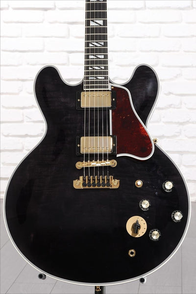 Đàn Guitar Điện Gibson Custom B.B. King Lucille Legacy Semi-Hollowbody - Transparent Ebony