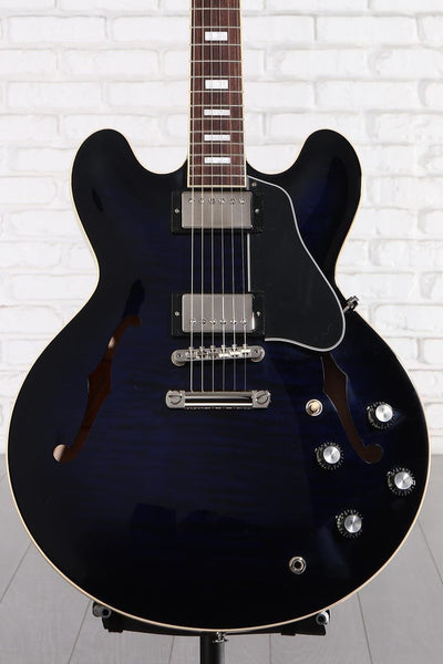 Đàn Guitar Điện Gibson Original Collection ES-335 Figured Semi-Hollowbody - Deep Ocean Burst