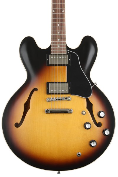 Đàn Guitar Điện Gibson Modern Collection ES-335 Satin Semi-Hollow - Satin Vintage Burst