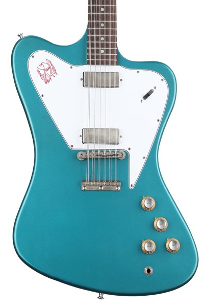Đàn Guitar Điện 12-dây Gibson Historic Collection Custom 1965 Non-Reverse Firebird V 12-string Reissue - Aqua Mist VOS