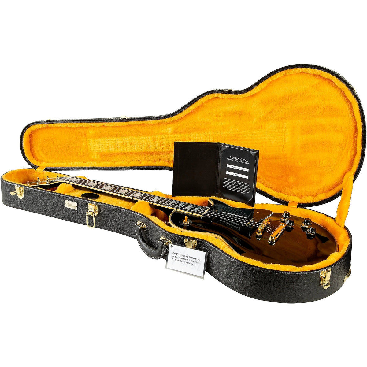 Đàn Guitar Điện Gibson Historic Collection Custom 1954 Les Paul Custom Staple Pickup Reissue VOS - Ebony