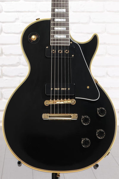 Đàn Guitar Điện Gibson Historic Collection Custom 1954 Les Paul Custom Staple Pickup Reissue VOS - Ebony