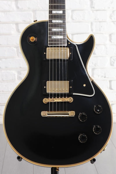 Đàn Guitar Điện Gibson Historic Collection Custom 1957 Les Paul Custom Reissue 2-Pickup VOS - Ebony