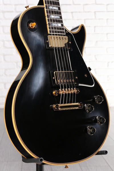 Đàn Guitar Điện Gibson Historic Collection Custom 1957 Les Paul Custom Reissue 2-Pickup VOS - Ebony