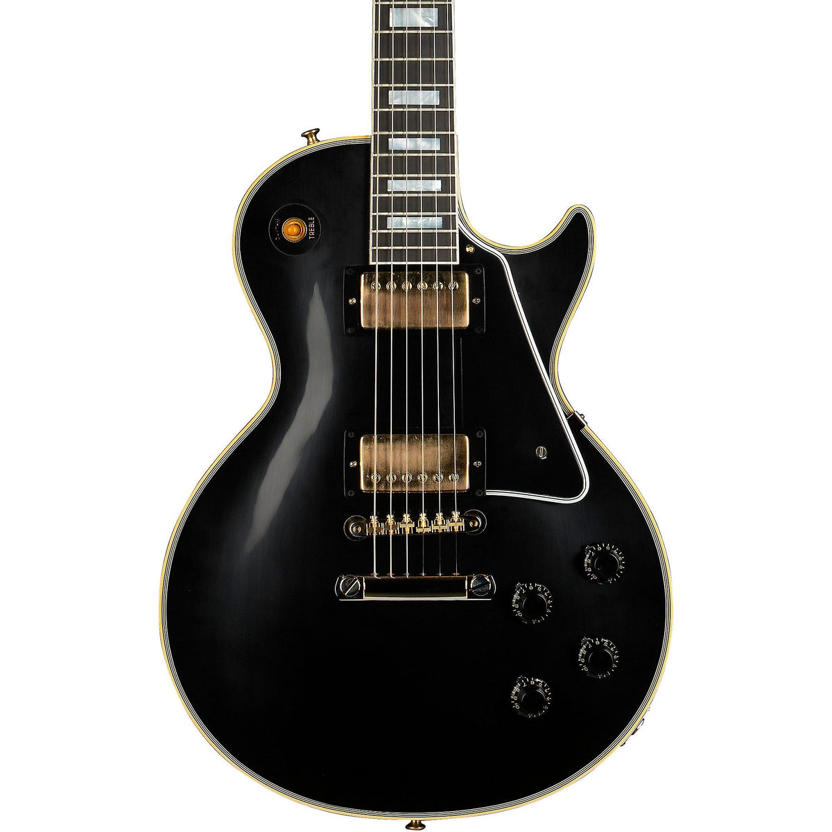 Đàn Guitar Điện Gibson Historic Collection Custom 1957 Les Paul Custom Reissue 2-Pickup VOS - Ebony