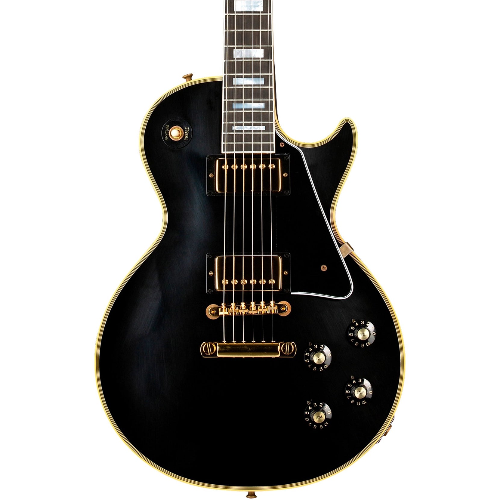 Đàn Guitar Điện Gibson Custom Murphy Lab 1968 Les Paul Custom Reissue Ultra Light Aged - Ebony