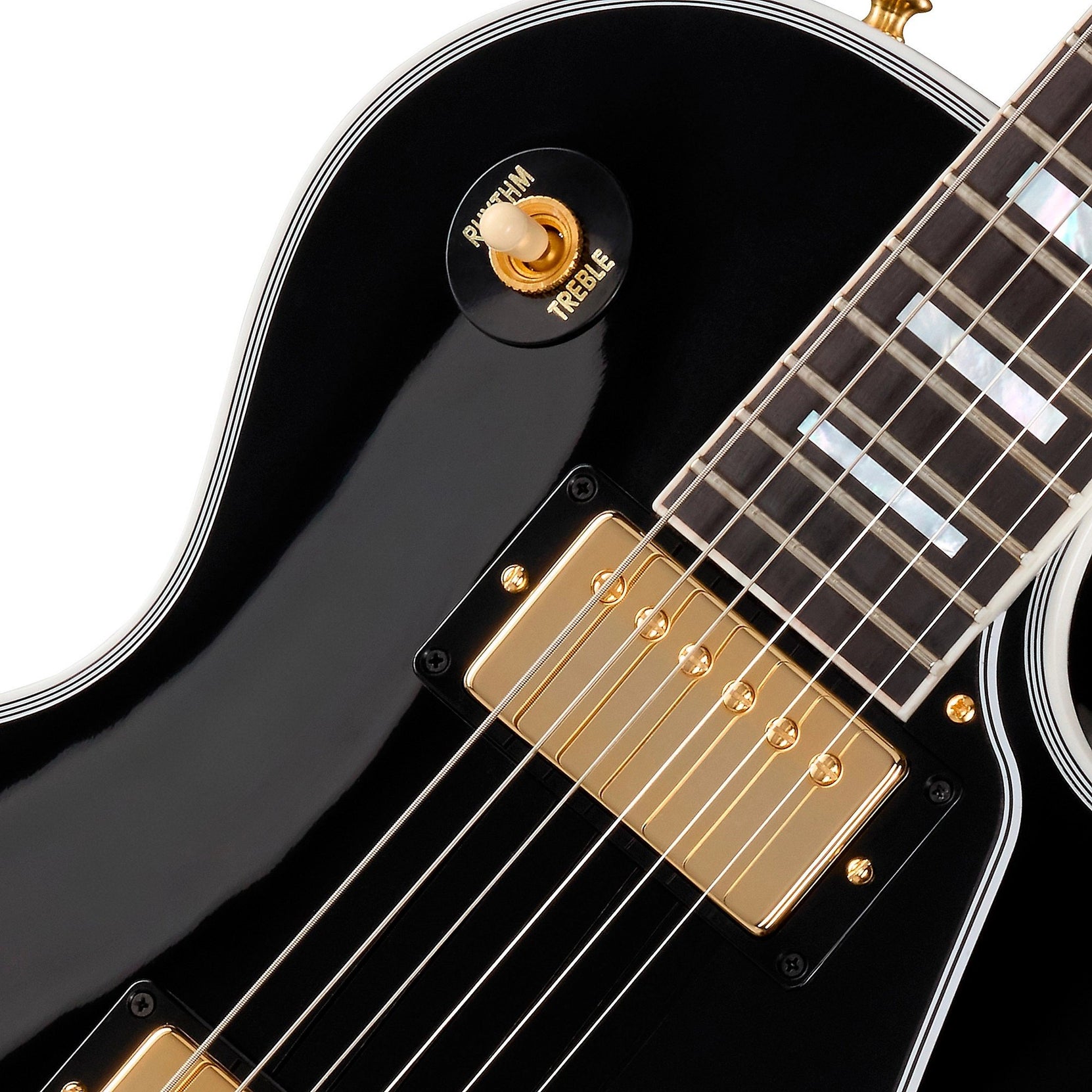 Đàn Guitar Điện Gibson Modern Collection Custom Les Paul Custom Long Scale - Ebony