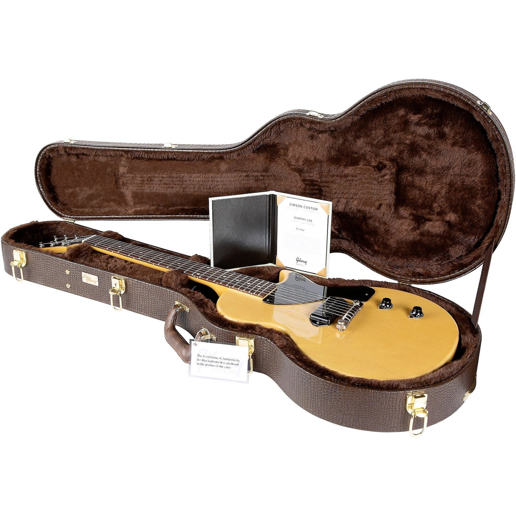 Đàn Guitar Điện Gibson Murphy Lab Custom 1957 Les Paul Junior Single-Cut Reissue Ultra Light Aged - TV Yellow
