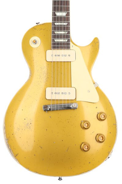 Đàn Guitar Điện Gibson Custom Murphy Lab 1954 Les Paul Goldtop Reissue Heavy Aged - Double Gold