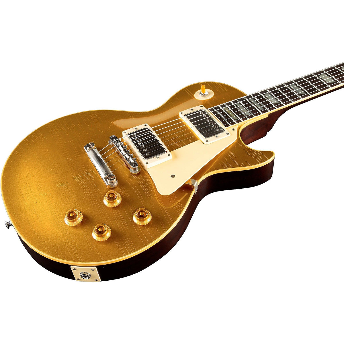 Đàn Guitar Điện Gibson Custom Murphy Lab 1957 Les Paul Goldtop Darkback Reissue Light Aged - Double Gold