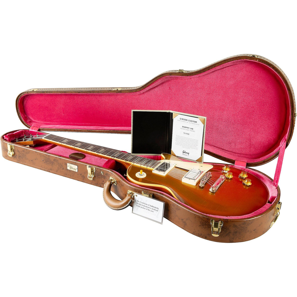 Đàn Guitar Điện Gibson Custom Murphy Lab 1957 Les Paul Goldtop Reissue Ultra Light Aged - Double Gold