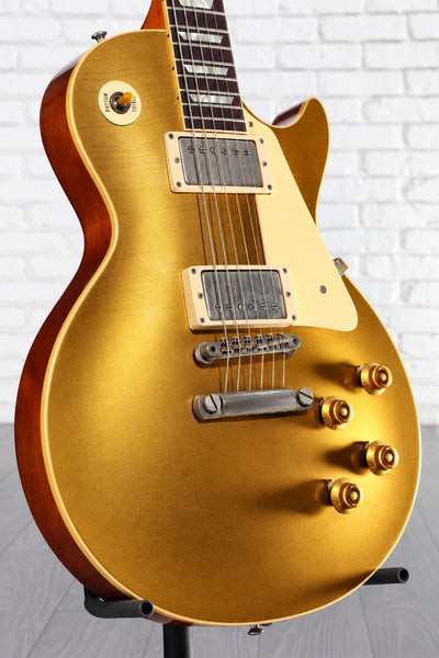 Đàn Guitar Điện Gibson Custom Murphy Lab 1957 Les Paul Goldtop Reissue Ultra Light Aged - Double Gold