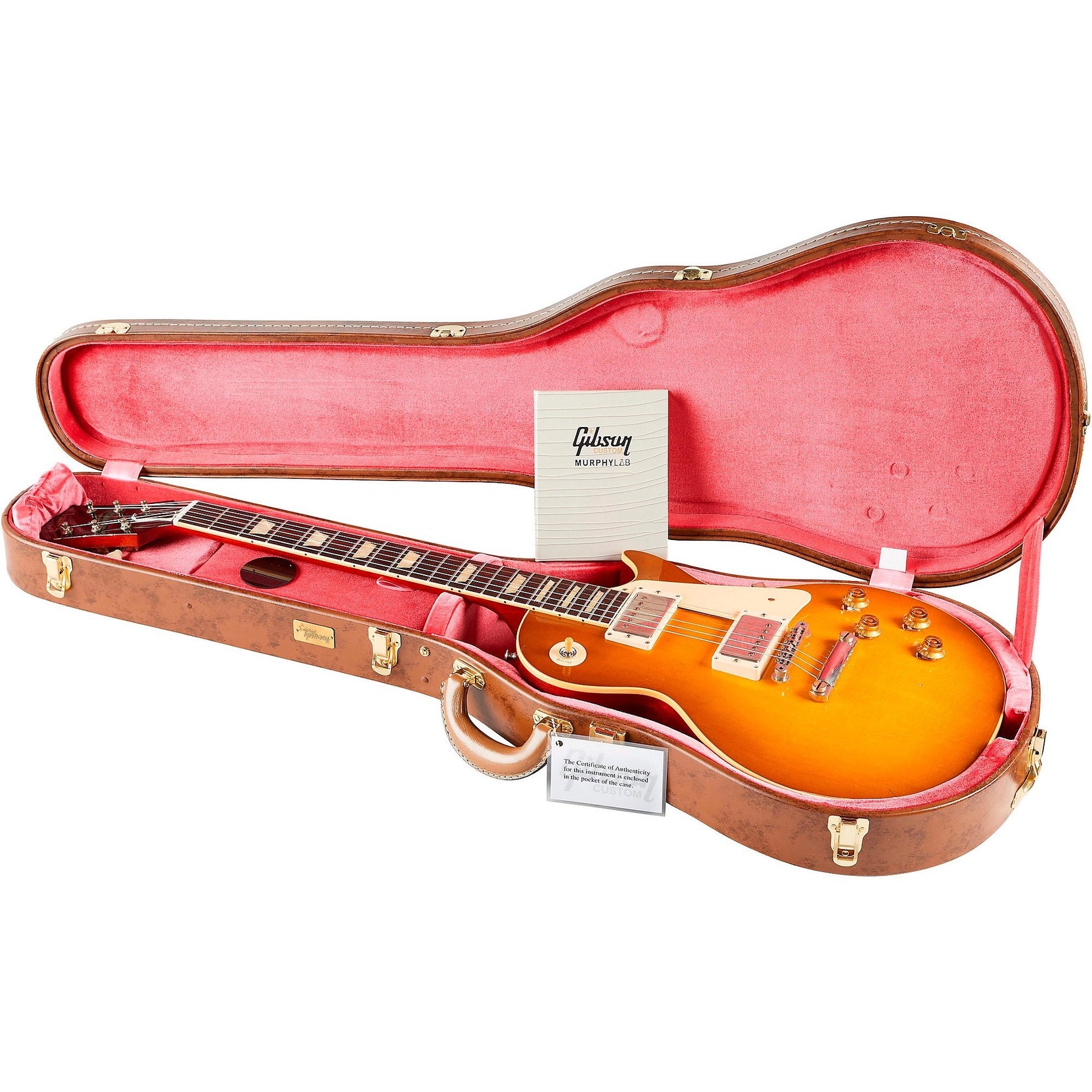 Đàn Guitar Điện Gibson Custom Murphy Lab 1958 Les Paul Standard Reissue Light Aged - Lemon Burst