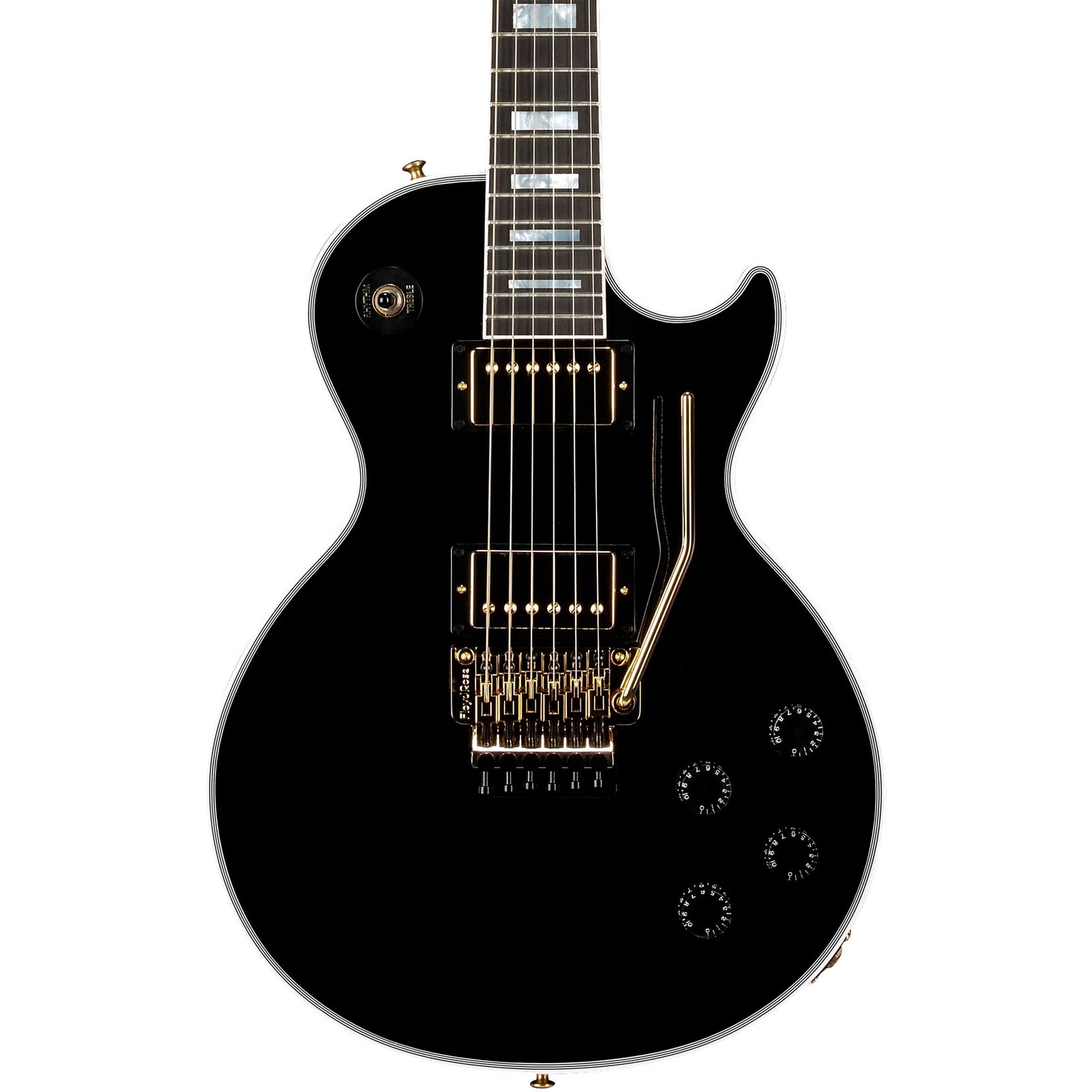 Đàn Guitar Điện Gibson Modern Collection Custom Les Paul Axcess Custom Floyd Rose - Ebony-Mai Nguyên Music